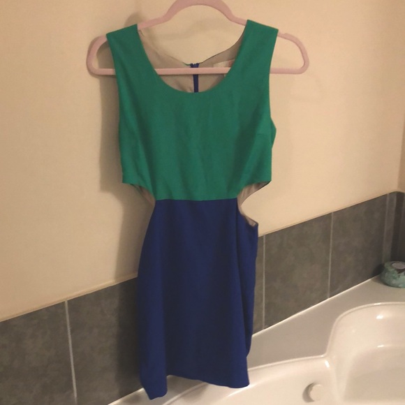 GB color block cut out mini dress - Picture 2 of 3